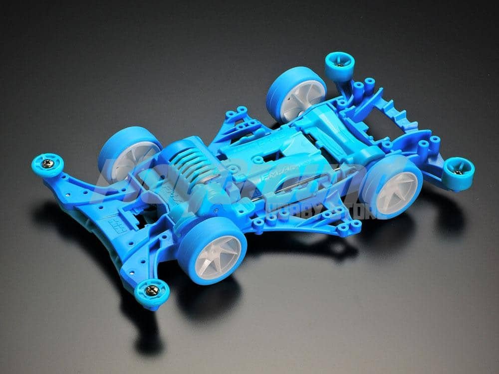 Tamiya 95439 1/32 Mini 4WD Gun Bluster XTO Light Blue Special (Polycarbonate Body) (FM-A Chassis)