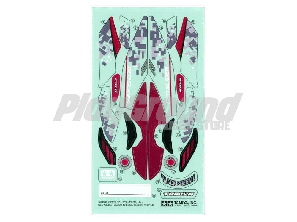 Tamiya 95564 1/32 Mini 4WD Geo Glider Black Special (FM-A Chassis)