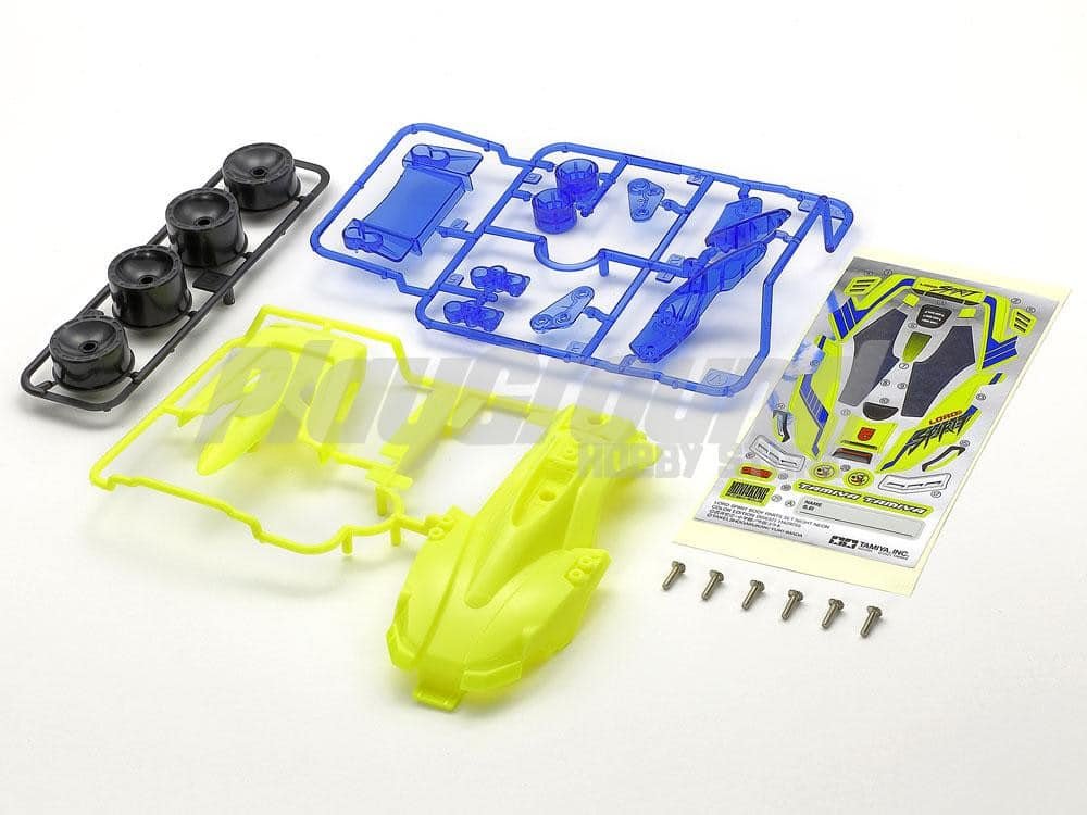 Tamiya 95637 Lord Spirit Body Parts Set Night Neon Color Edition