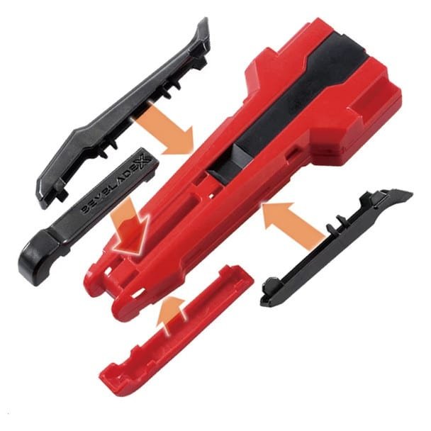 Beyblade X BX-30 Red Launcher Grip Beyblade X BX-30 Red Launcher Grip