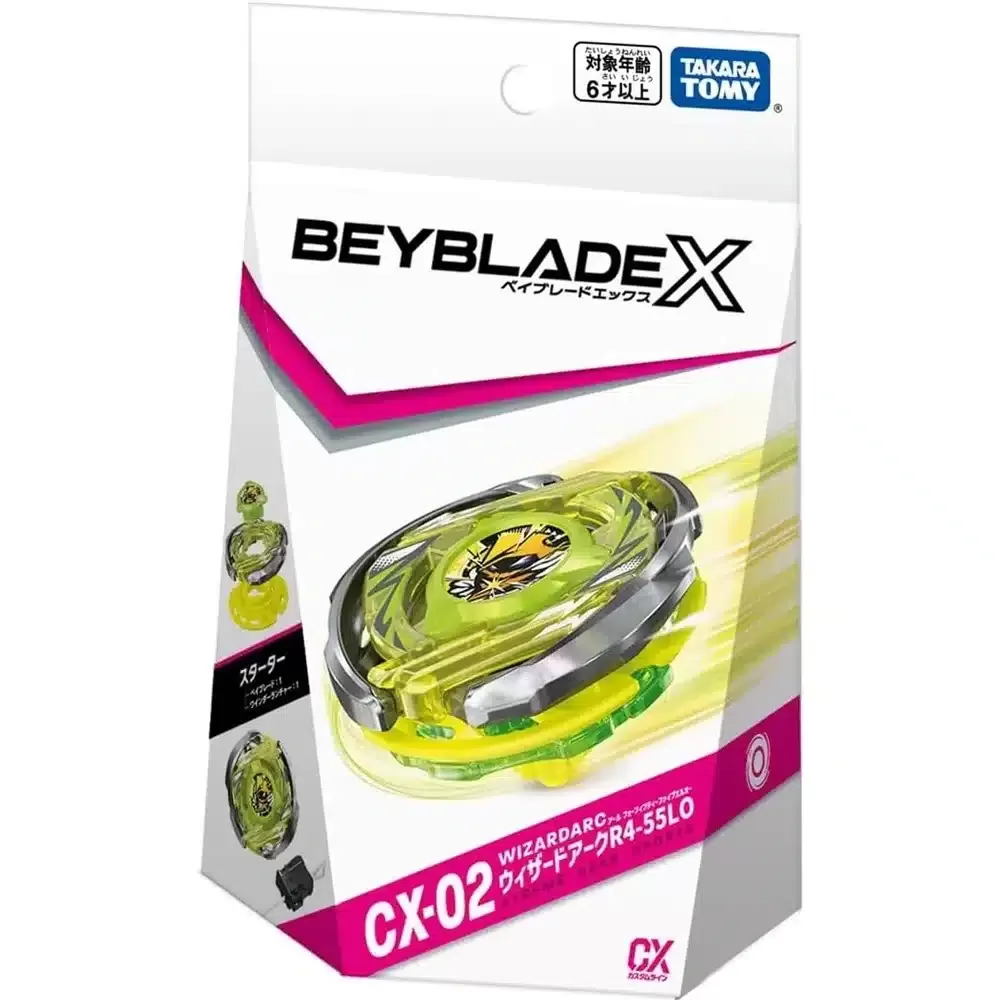 BEYBLADE X CX-02 STARTER WIZARDARC R4-55LO