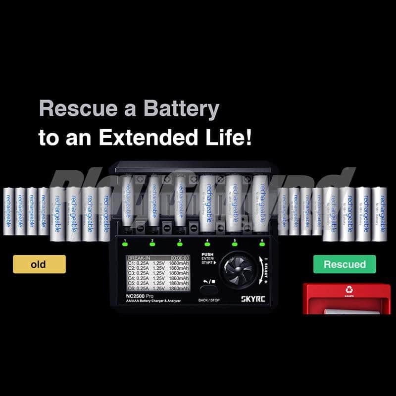 SkyRC NC2500 Pro Charger AA/AAA Battery Charger/Analyzer