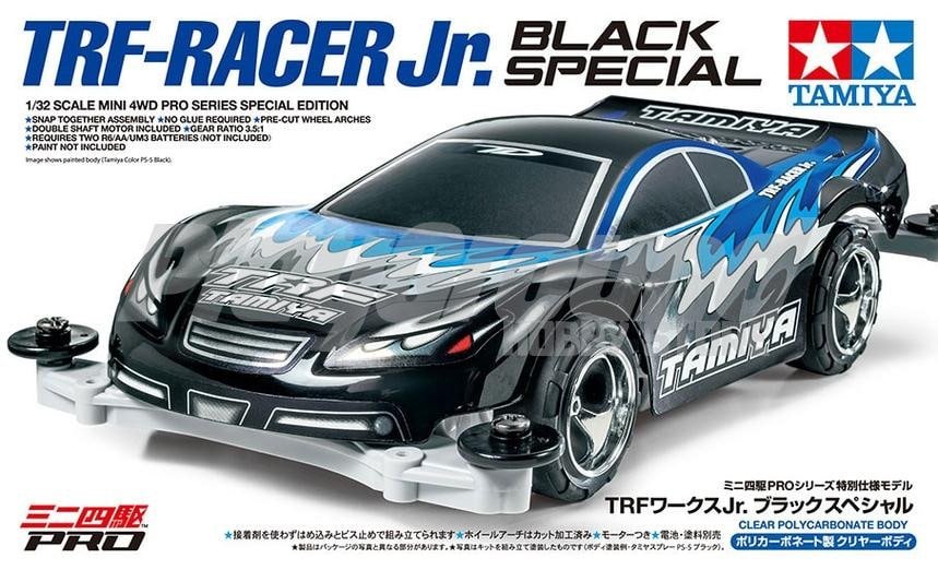Tamiya 95550 1/32 Mini 4WD TRF-Racer Jr. Black Special (MS Chassis)
