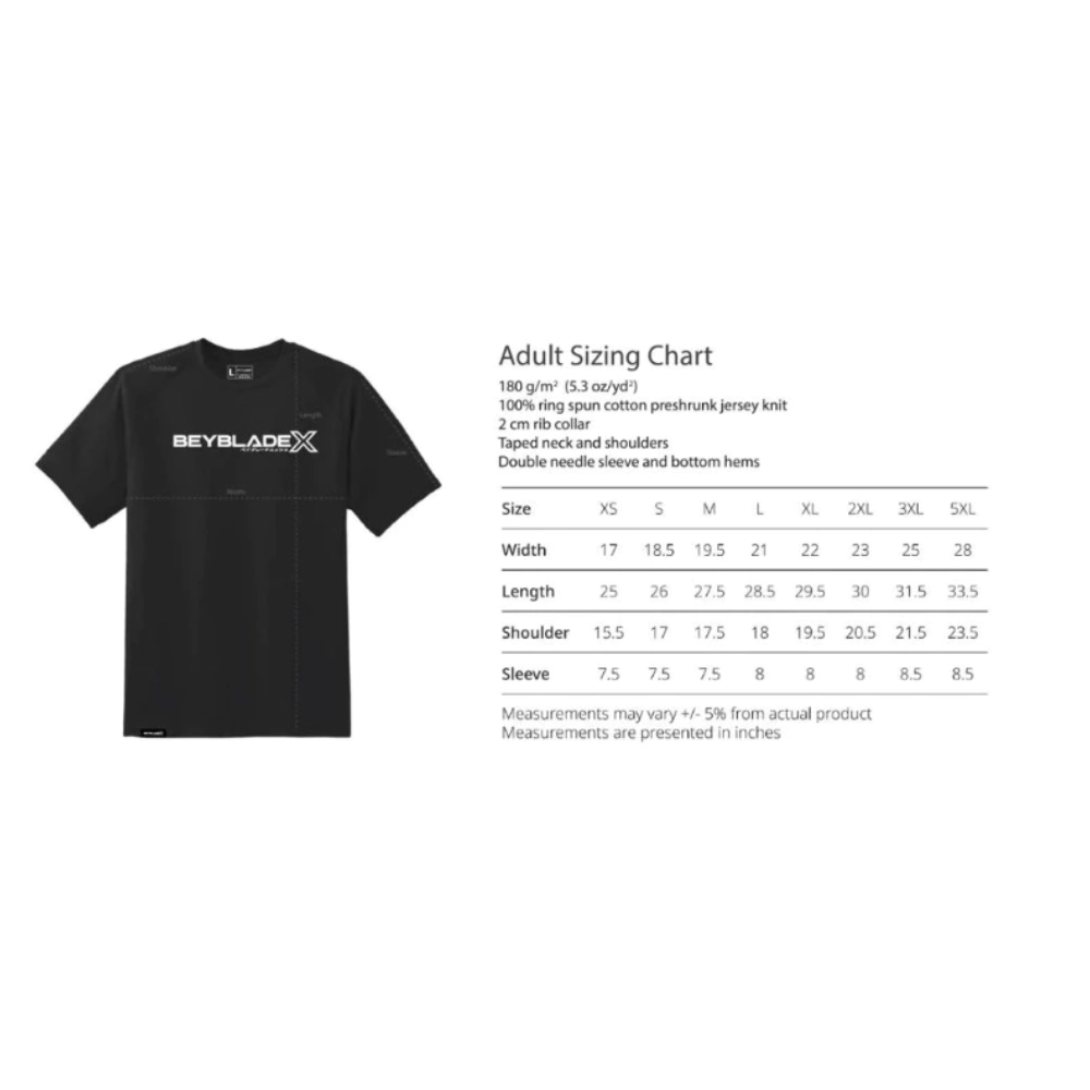 [COMING SOON NOV] BEYBLADE X - TEE SHIRT