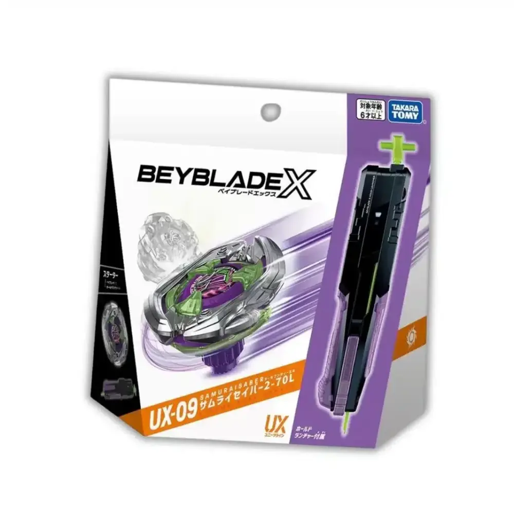 BEYBLADE X UX-09 STARTDASH STARTER SAMURAI SABER