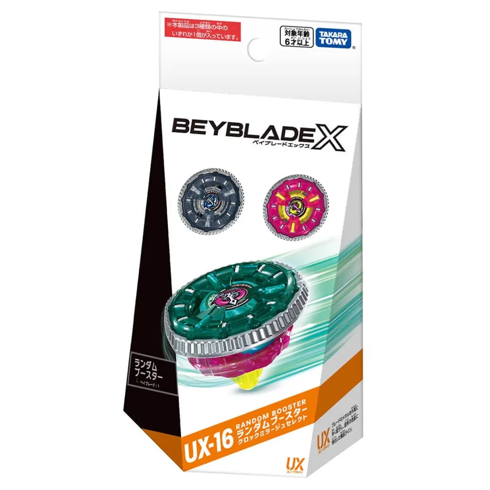 BEYBLADE X UX-16 CLOCK MIRAGE FULL SET