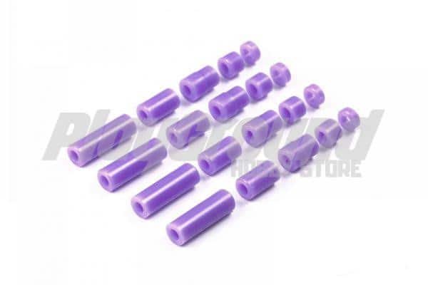 Tamiya 95536 1/32 Mini 4WD Lightweight Plastic Spacer Set (12/6.7/6/3/1.5mm) (Purple)