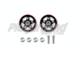 TAMIYA 92434 1/32 MINI 4WD 19MM ALUMINIUM ROLLERS (5 SPOKES) W/PLASTIC RINGS TAMIYA KOREA 25TH ANNIVERSARY