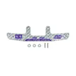 TAMIYA 92449 1/32 MINI 4WD HG CARBON WIDE REAR STAY (3MM/SILVER) WAIGO HOBBY